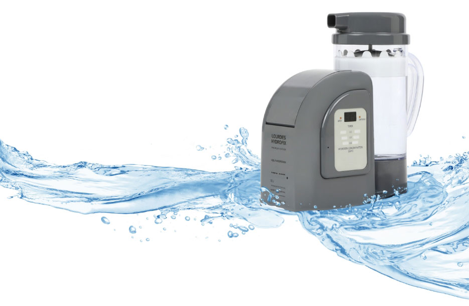 Water Splashing up on Lourdes Hydrofix Machine